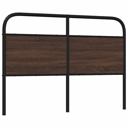 Replace Headboard Brown Oak 140 cm Steel and Engineered Wood
