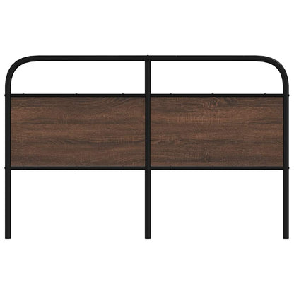 Replace Headboard Brown Oak 150 cm Steel and Engineered Wood