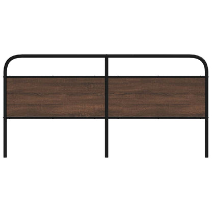 Replace Headboard Brown Oak 190 cm Steel and Engineered Wood