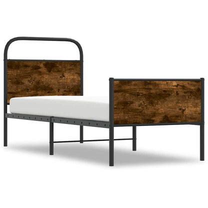 Bed Frame without Mattress 80x200 cm Sonoma Oak Engineered Wood