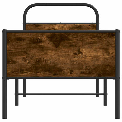 Bed Frame without Mattress 80x200 cm Sonoma Oak Engineered Wood