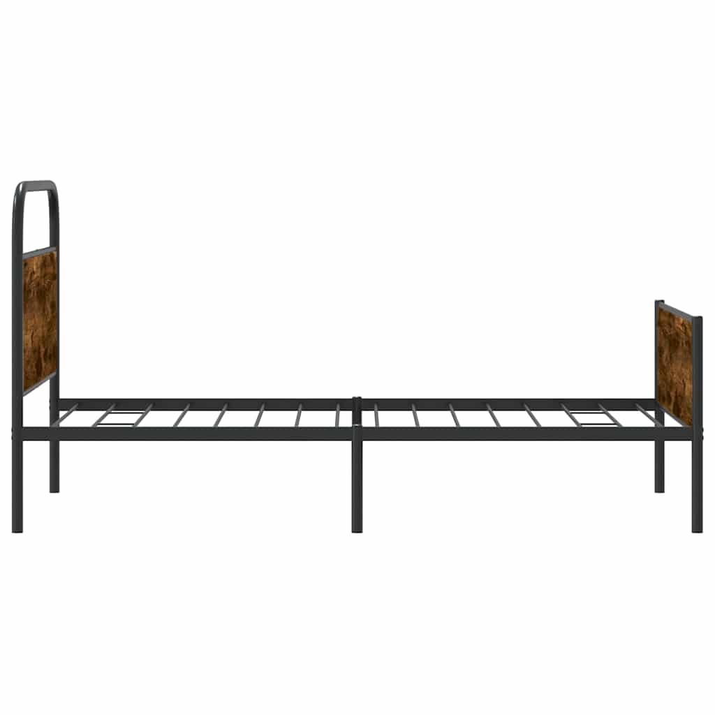 Bed Frame without Mattress 100x190 cm Sonoma Oak Engineered Wood