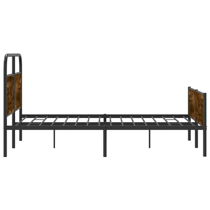Bed Frame without Mattress 120x190 cm Sonoma Oak Engineered Wood