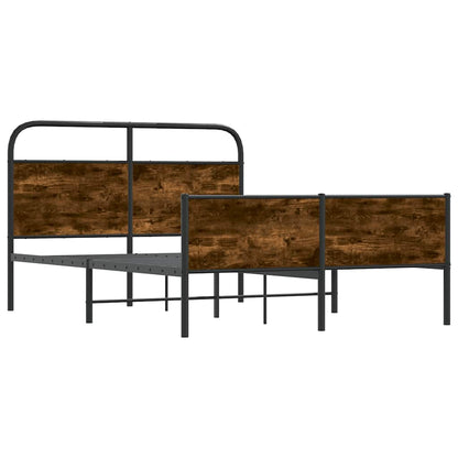 Bed Frame without Mattress 120x200 cm Sonoma Oak Engineered Wood