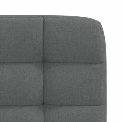 Dining Chairs 4 pcs Dark Gray Fabric
