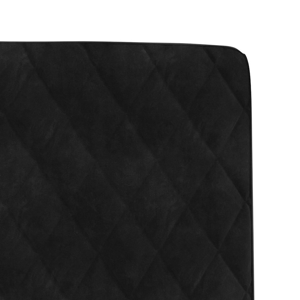 Dining Chairs 6 pcs Black Velvet