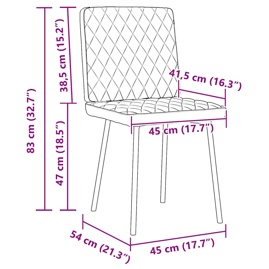 Dining Chairs 6 pcs Black Velvet
