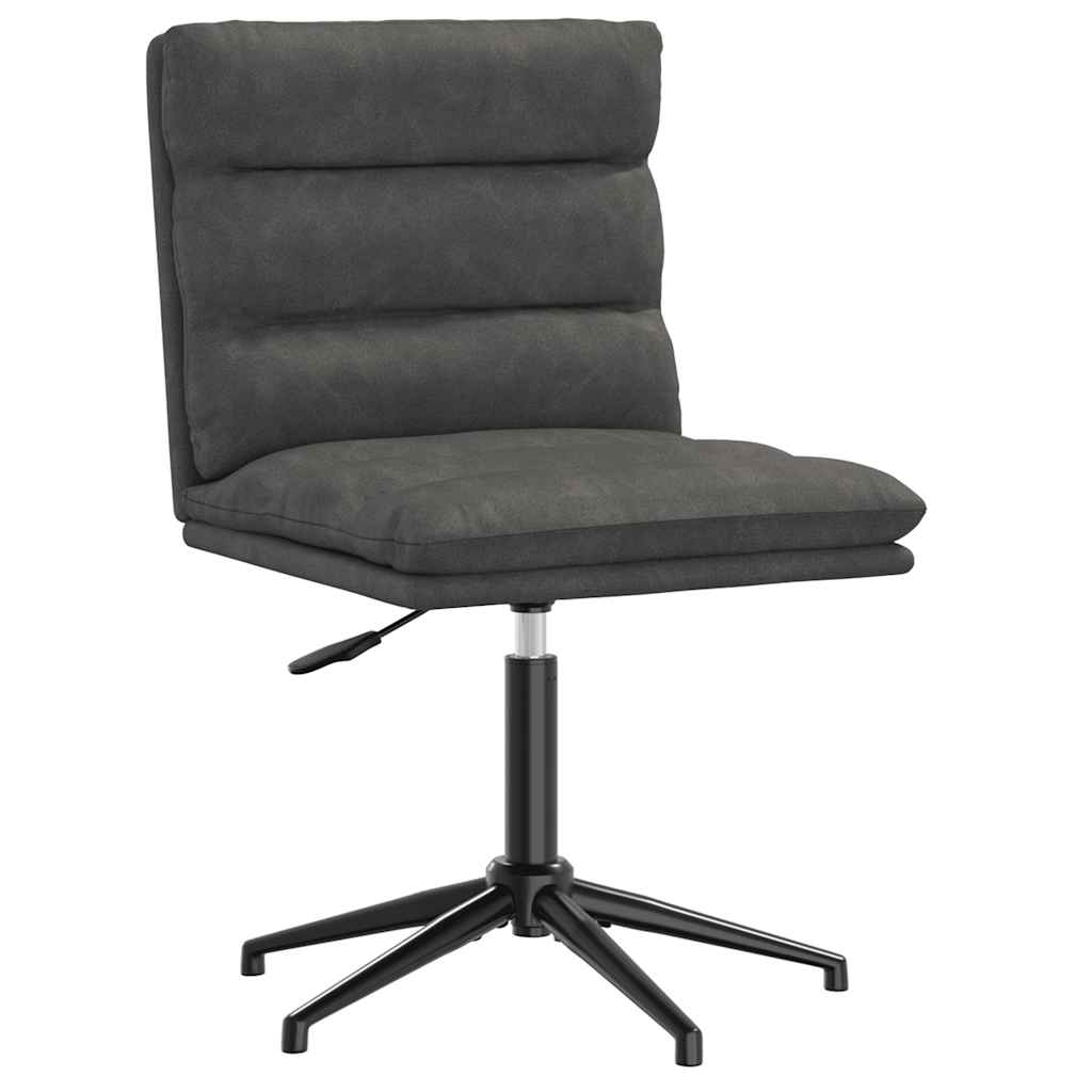 Dining Chairs 6 pcs Black Faux Leather