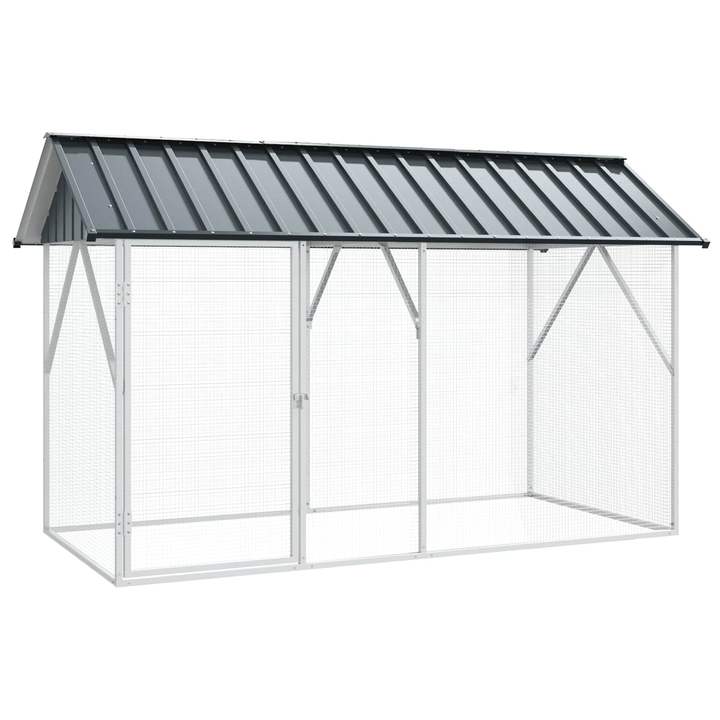 Bird Cage Anthracite 227 x 112 x 141 cm Galvanised Steel