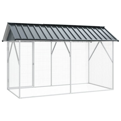 Bird Cage Anthracite 227 x 112 x 141 cm Galvanised Steel