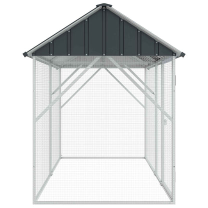 Bird Cage Anthracite 227 x 112 x 141 cm Galvanised Steel