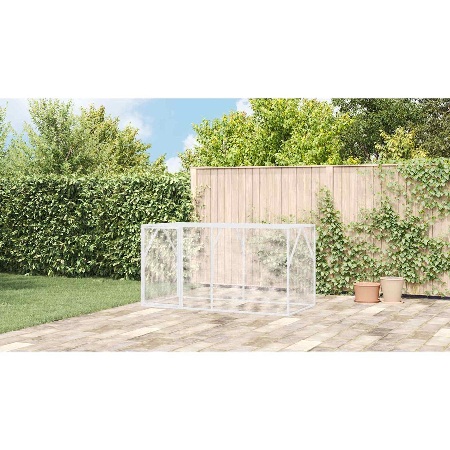 Bird Cage Anthracite 208 x 102 x 108 cm Galvanised Steel