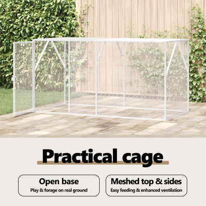 Bird Cage Anthracite 208 x 102 x 108 cm Galvanised Steel