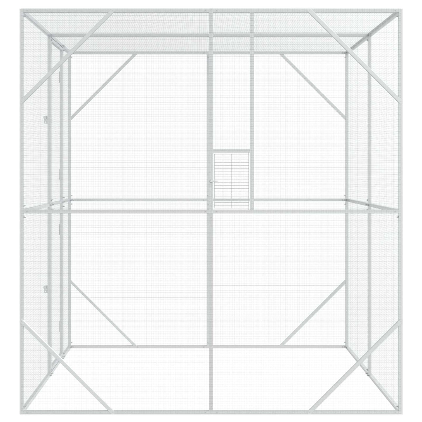 Bird Cage Anthracite 209 x 202 x 214 cm Galvanised steel