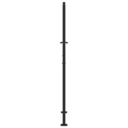 Garden Gate Black 100x175 cm Steel Light Design