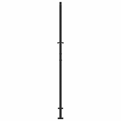 Garden Gate Black 100x200 cm Steel Light Design
