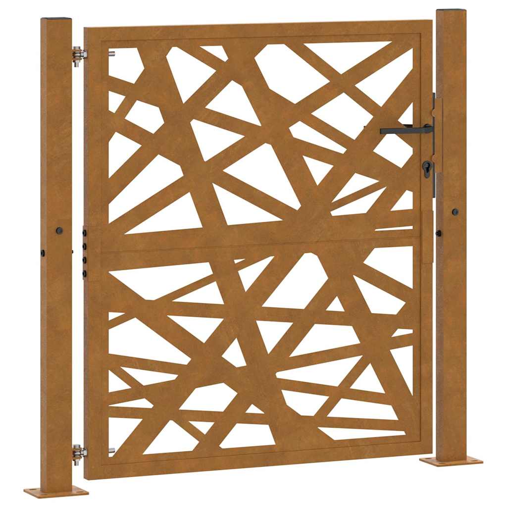 Garden Gate 100x100 cm Weathering Steel Light Design