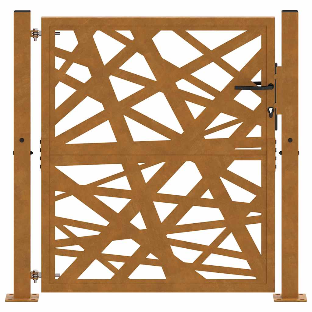 Garden Gate 100x100 cm Weathering Steel Light Design
