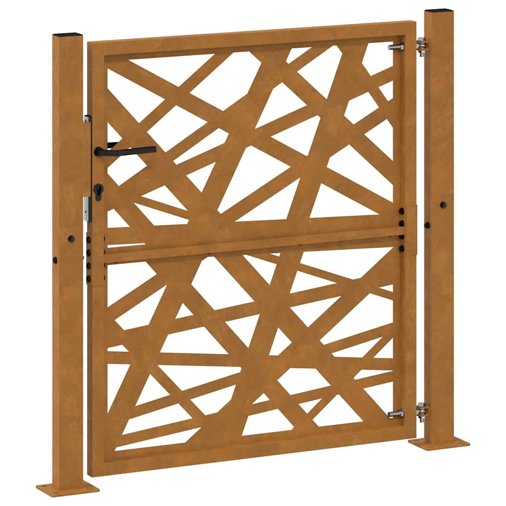 Garden Gate 100x100 cm Weathering Steel Light Design