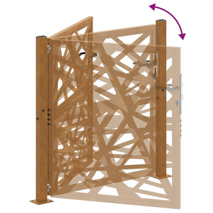 Garden Gate 100x100 cm Weathering Steel Light Design