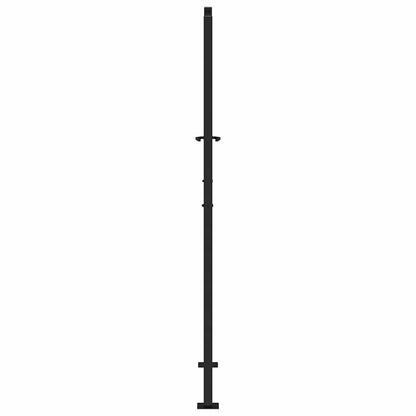 Garden Gate Black 100x175 cm Steel Wave  Design