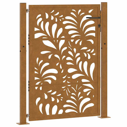 Garden Gate 100x125 cm Weathering Steel Wave Design