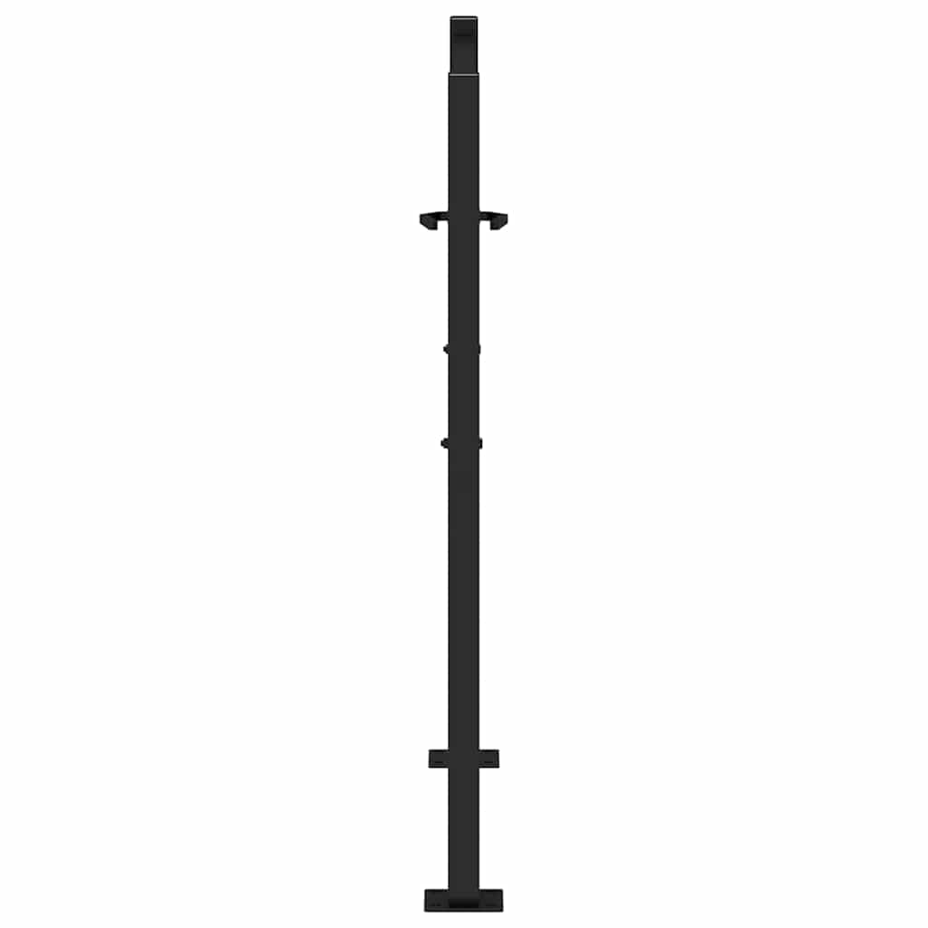 Garden Gate Black 100x100 cm Steel Trace  Design