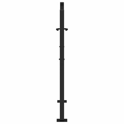 Garden Gate Black 100x100 cm Steel Trace  Design
