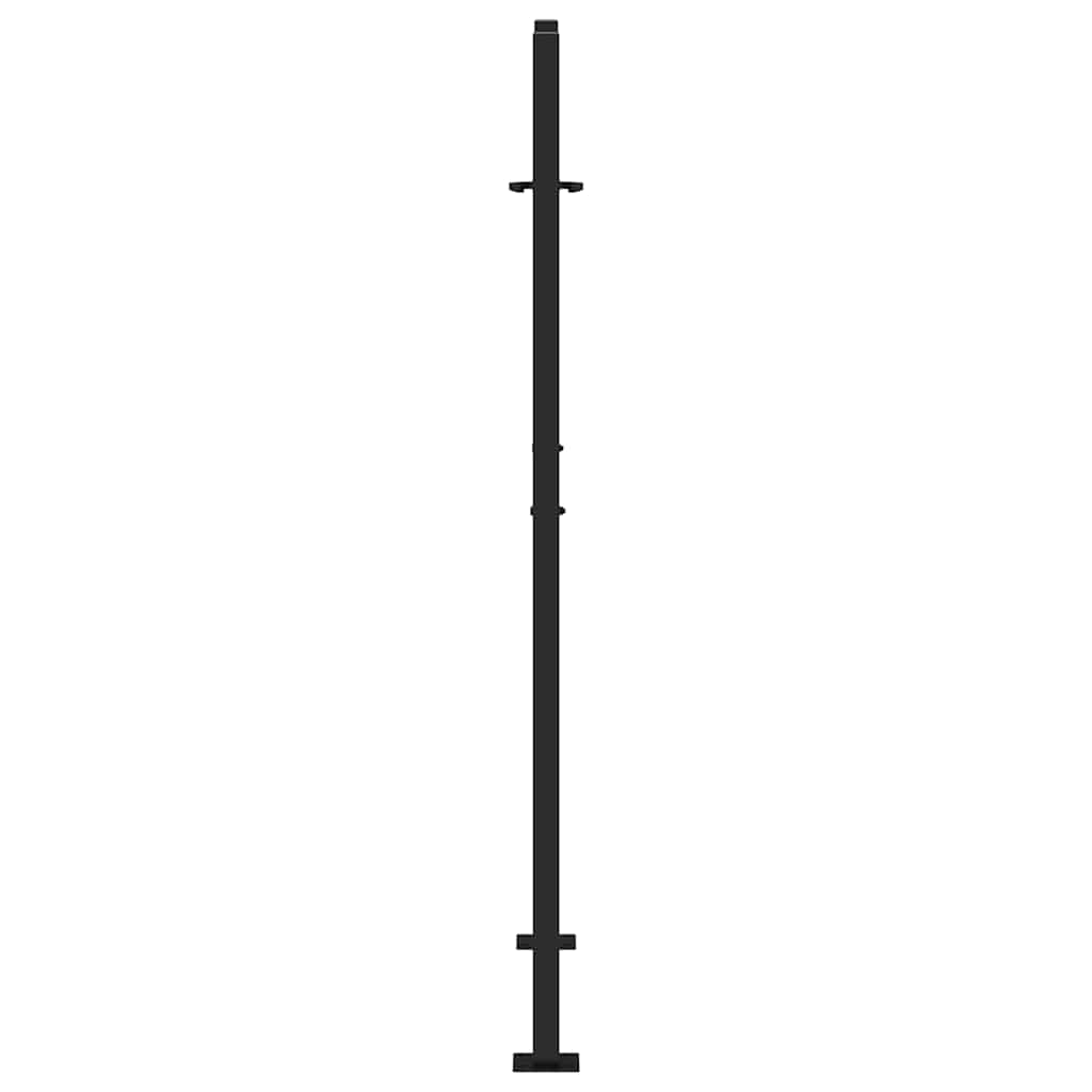 Garden Gate Black 100x150 cm Steel Trace  Design