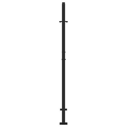 Garden Gate Black 100x150 cm Steel Trace  Design