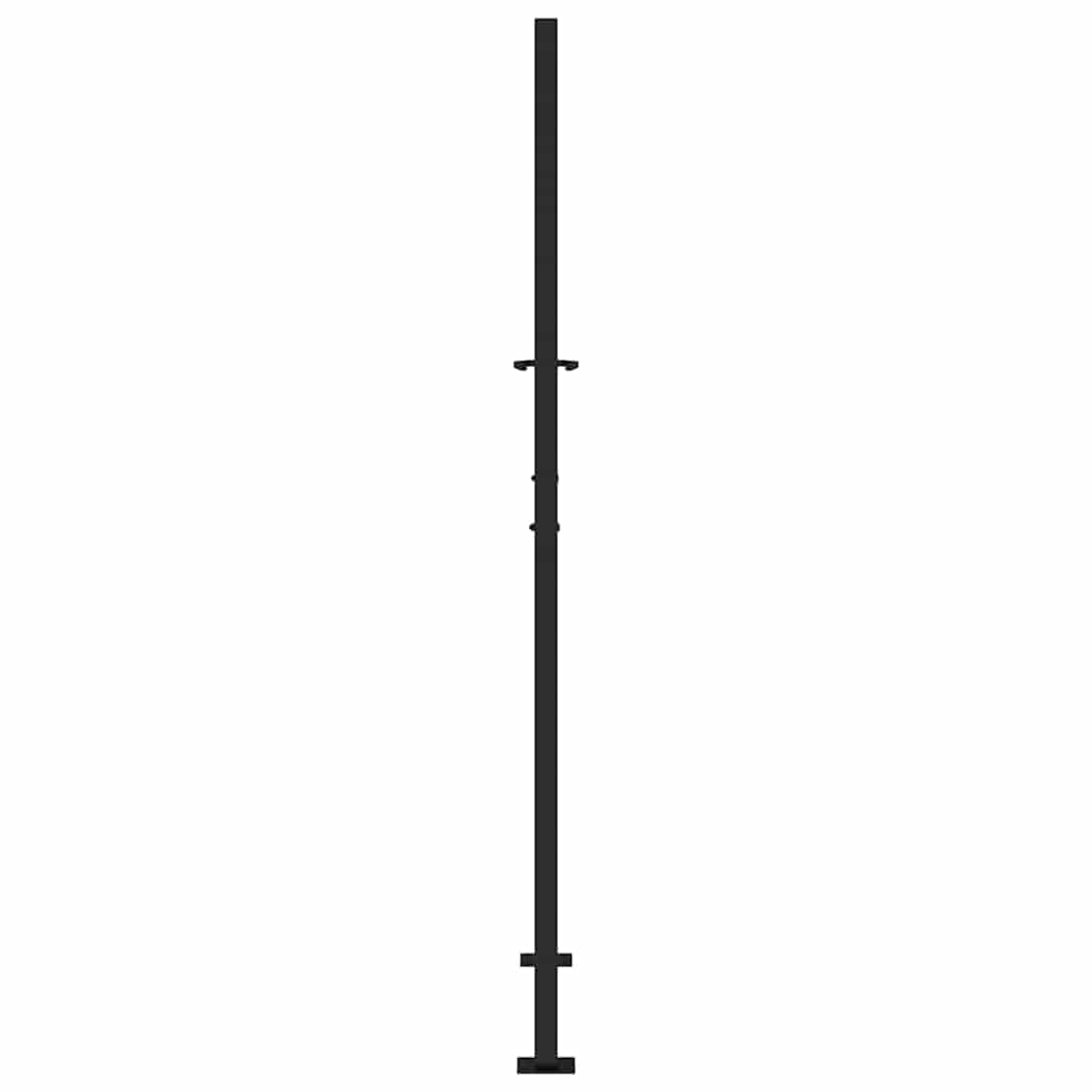 Garden Gate Black 100x175 cm Steel Trace  Design