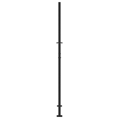 Garden Gate Black 100x200 cm Steel Trace  Design