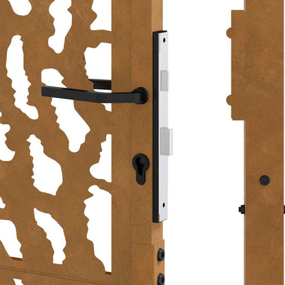 Garden Gate 100x100 cm Weathering Steel Trace Design