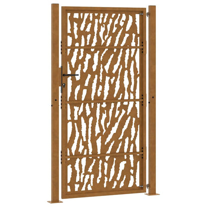 Garden Gate 100x175 cm Weathering Steel Trace Design