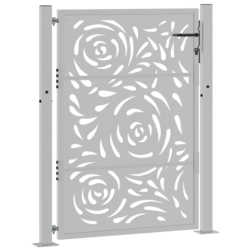 Garden Gate 100x125 cm Weathering Steel Flame Design