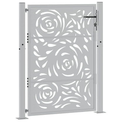 Garden Gate 100x125 cm Weathering Steel Flame Design