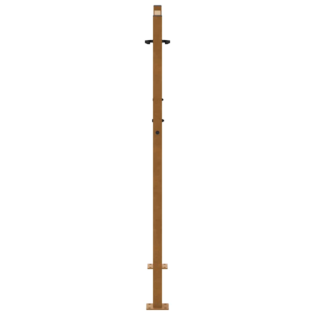 Garden Gate 100x125 cm Weathering Steel Flame Design