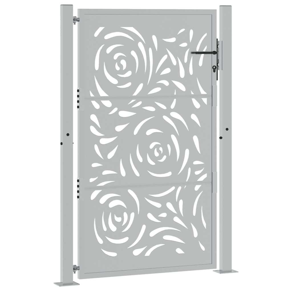 Garden Gate 100x150 cm Weathering Steel Flame Design