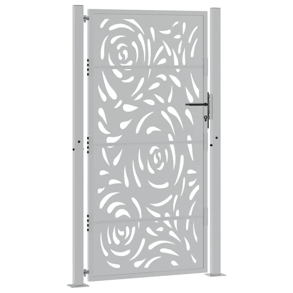 Garden Gate 100x175 cm Weathering Steel Flame Design