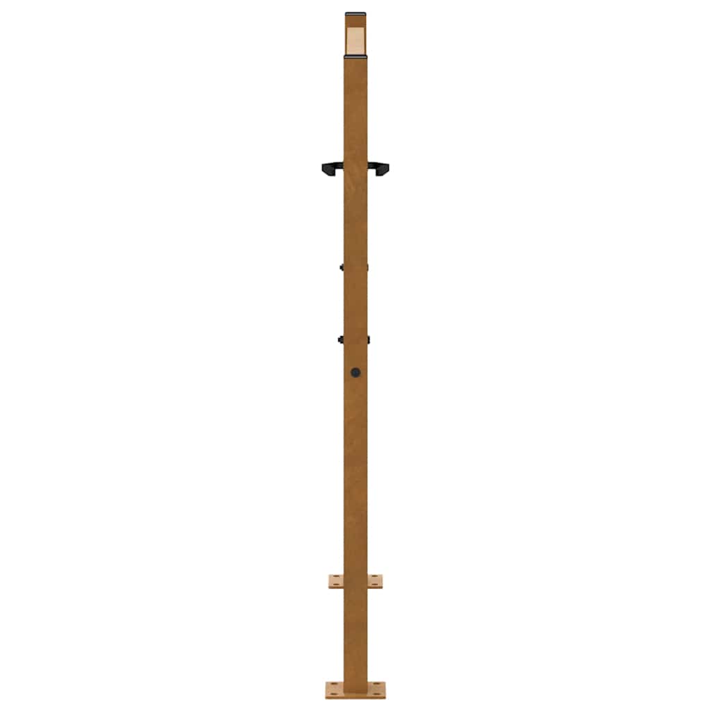 Garden Gate 100x100 cm Weathering Steel Cross Design