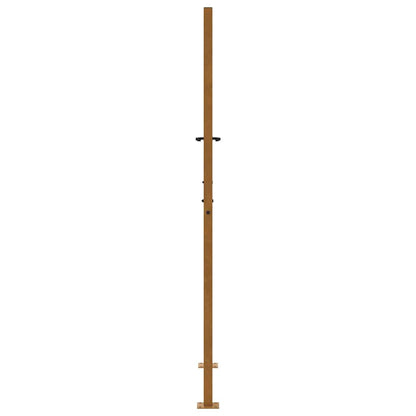 Garden Gate 100x175 cm Weathering Steel Cross Design