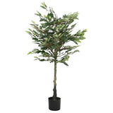 Artificial Ficus Tree 480 Leaves 130 cm Green