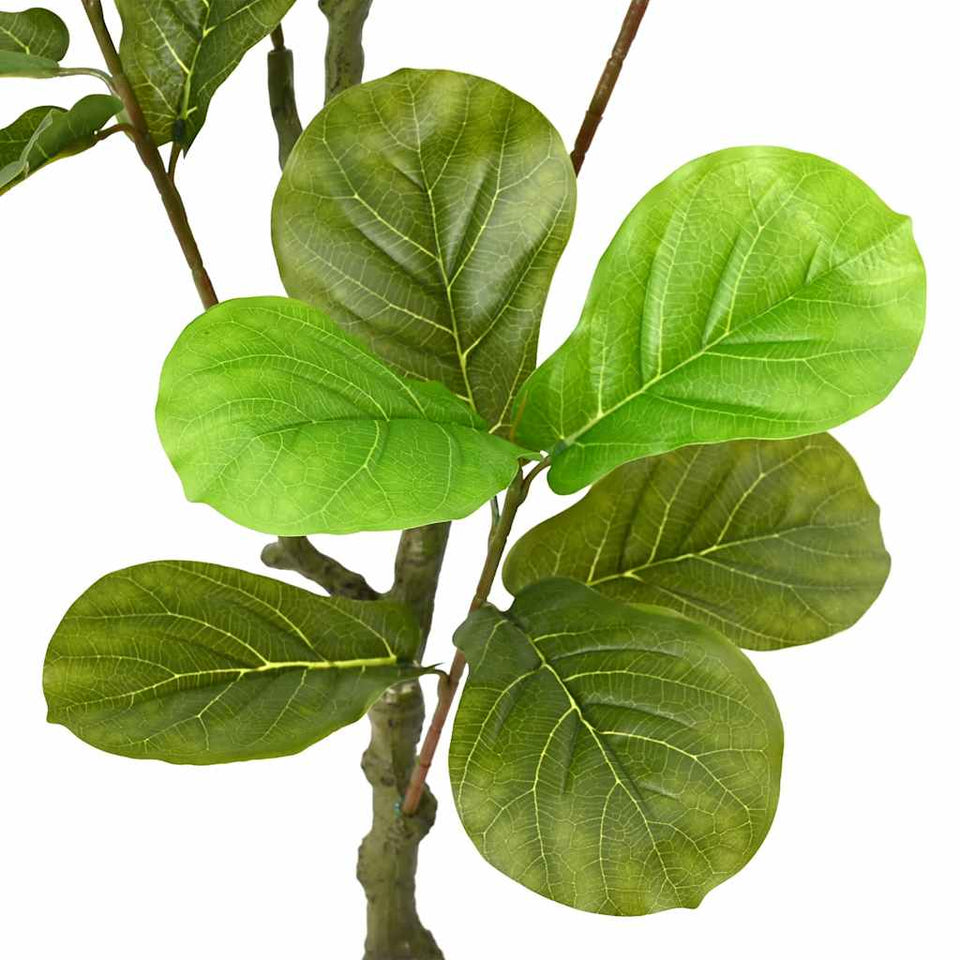 Artificial Ficus Tree 30 Leaves 125 cm Green