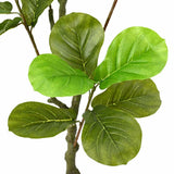 Artificial Ficus Tree 30 Leaves 125 cm Green