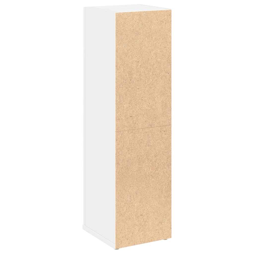 Bathroom Cabinet with Roll Holder White 20.5x22x72 cm