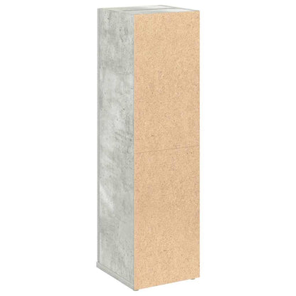 Bathroom Cabinet with Roll Holder Concrete Grey 20.5x22x72 cm