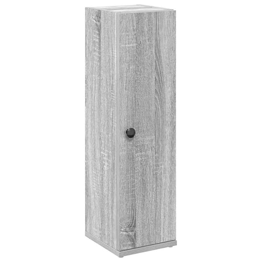 Bathroom Cabinet with Roll Holder Grey Sonoma 20.5x22x72 cm