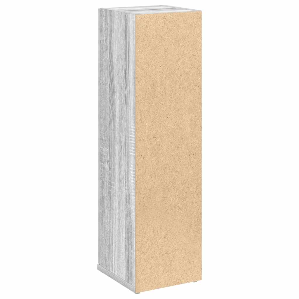 Bathroom Cabinet with Roll Holder Grey Sonoma 20.5x22x72 cm