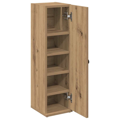 Bathroom Cabinet with Roll Holder Artisan Oak 20.5x22x72 cm