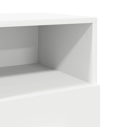 Bedside Cabinets 2 pcs with 2 Drawers White 36x36x68 cm